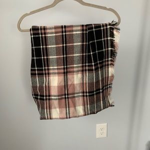 Pink & Black Infinity Scarf